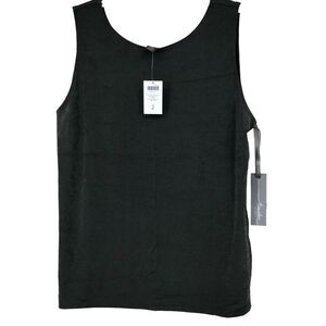 NWT Travelers Essentials Reversible Tank by Chicos, Fatigue Cross Dye Green SZ 2